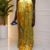 Gold Backless dress